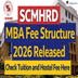 SCMHRD MBA Fee Structure 2026 Released; Check Tuition and Hostel Fee Here